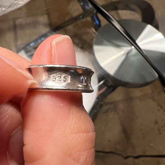 Authentic Tiffany & Co. Sterling Silver 1837 Ring - Picture 13 of 15